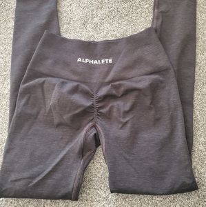 Alphalete Amplify Legging - Black Marl S